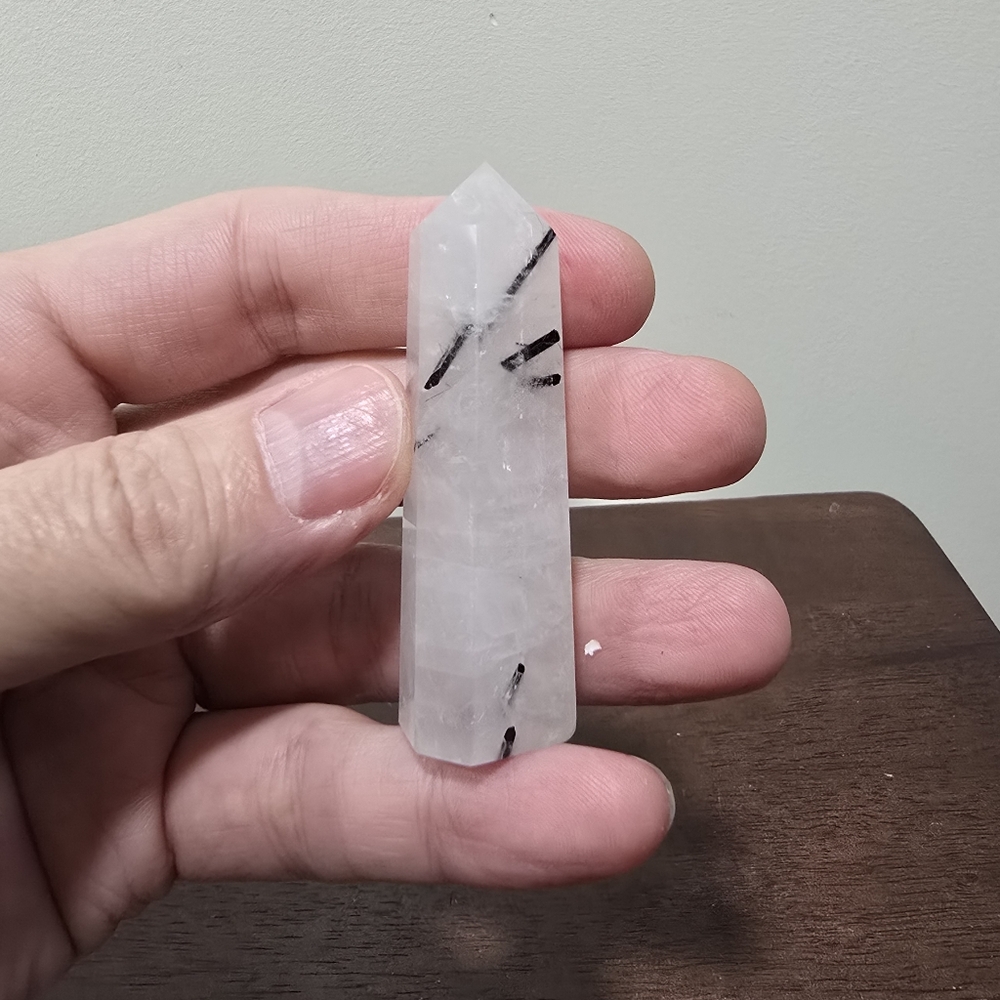 Tourmalated Quartz Crystal Tower